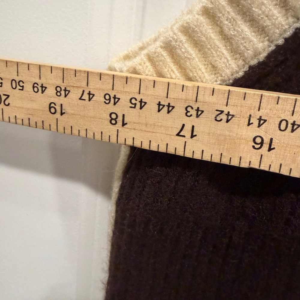 VICI‎ Womens Sweater Vest Colorblock Ribbed Button Front Size Medium - Picture 7 of 8